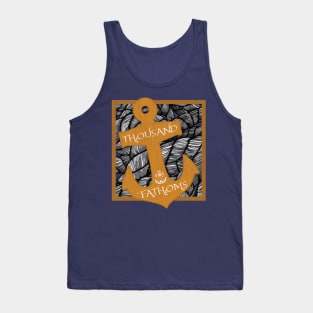 Thousand Fathoms Anchor Aged Tank Top